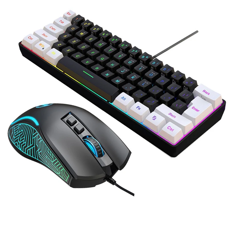 Pc Gaming Kit - Keyboard and Mouse 60% Computer Gaming