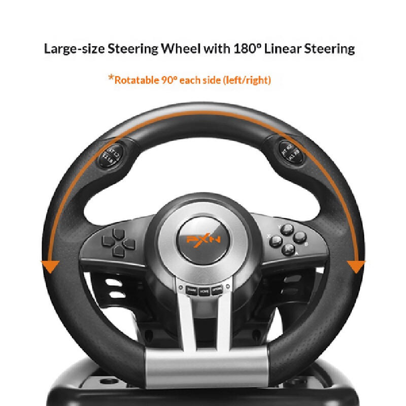 Racing Game Steering Wheel Pxn - огляд і ціна Pc Gaming Xbox Controller