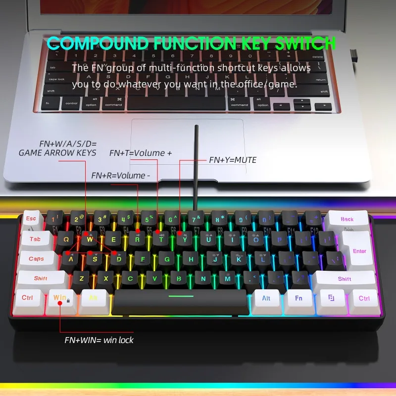 Keyboard and Mouse 60% Compute - огляд і ціна Pc Gaming Kit