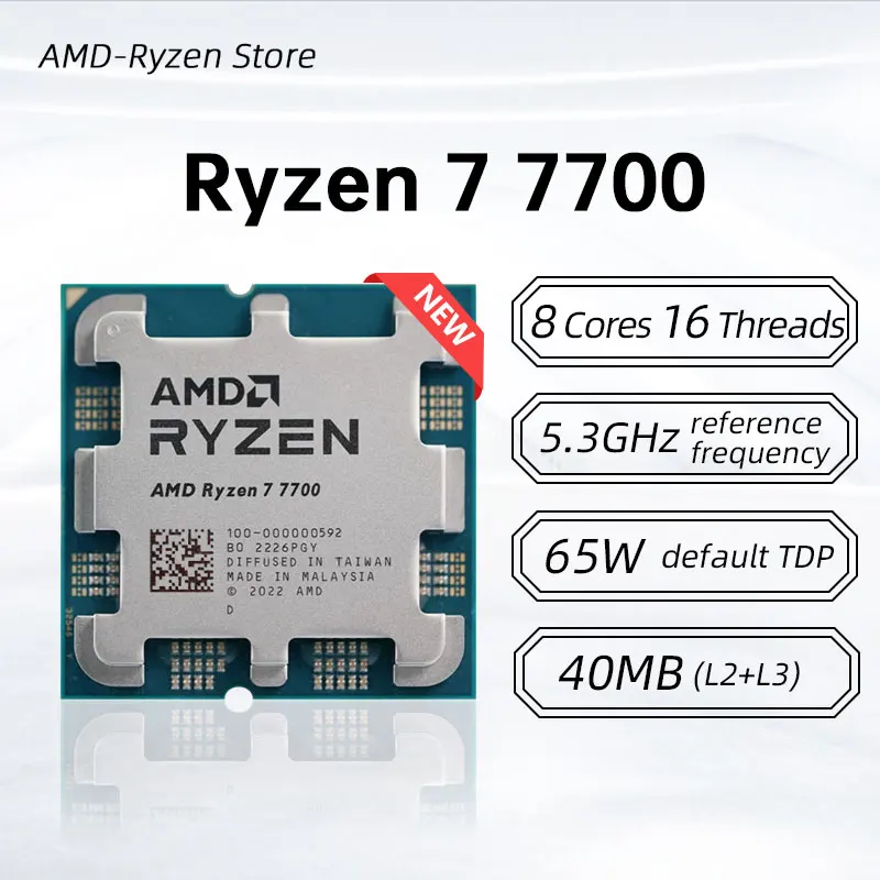 New AMD Ryzen 7 7700 Processor - огляд і ціна Pc Gaming Cpu