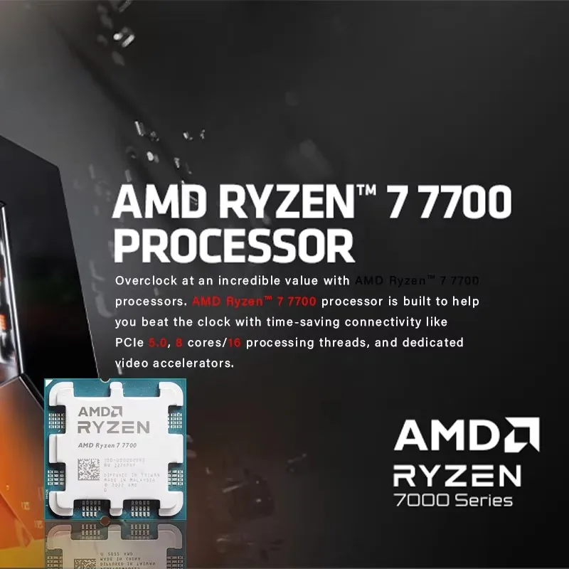 New AMD Ryzen 7 7700 Processor - огляд і ціна Pc Gaming Cpu