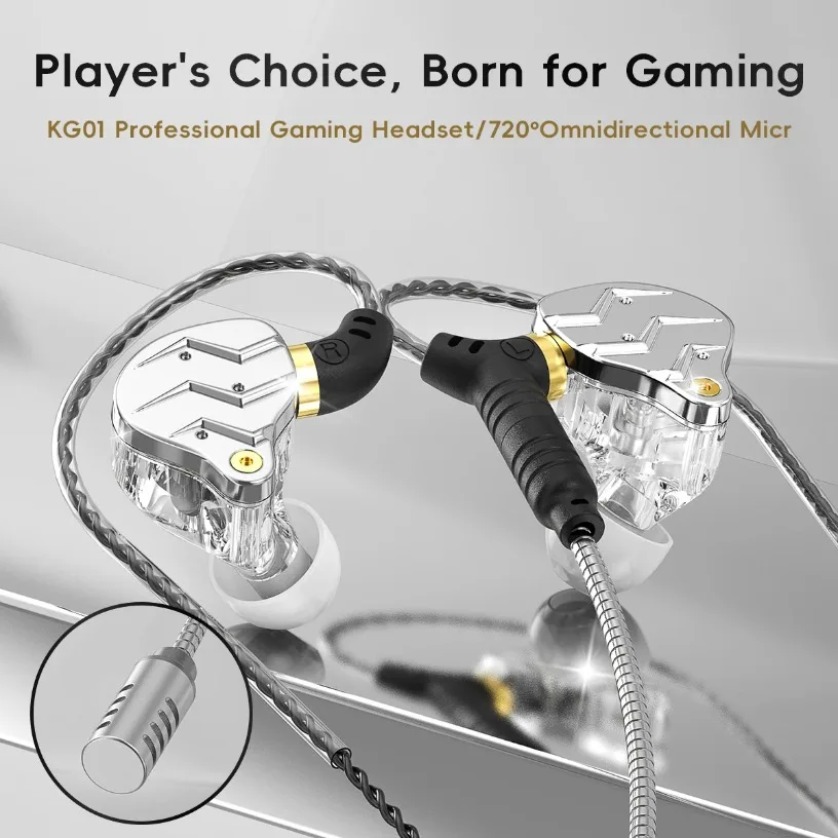 Earbuds with Mic Wired Gaming  - огляд і ціна Pc Gaming Earbuds