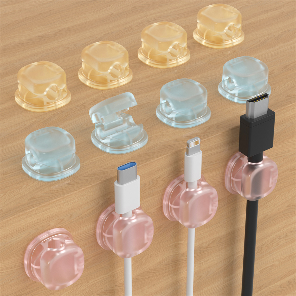 3 Transparent Color Magnetic C - огляд і ціна Desk Cable Organizer