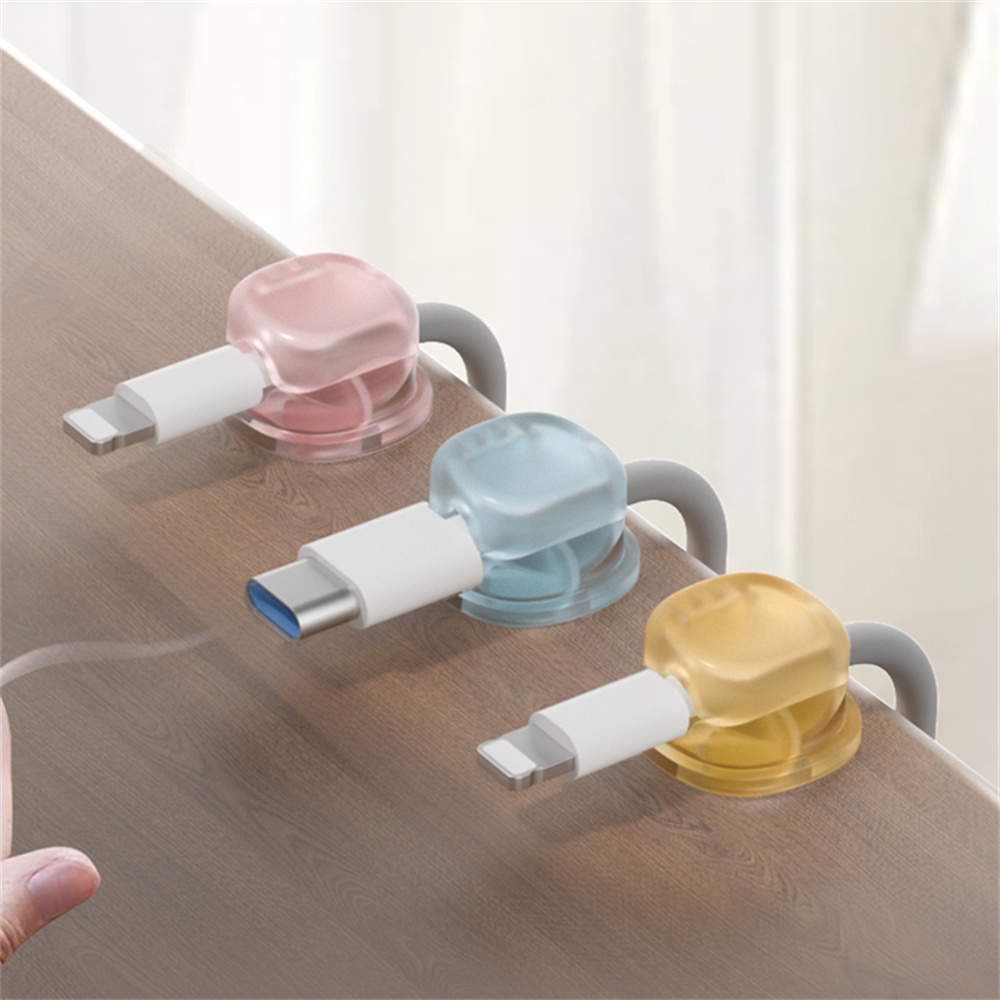 3 Transparent Color Magnetic C - огляд і ціна Desk Cable Organizer