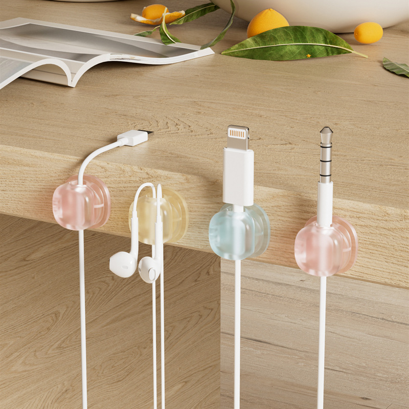 3 Transparent Color Magnetic C - огляд і ціна Desk Cable Organizer