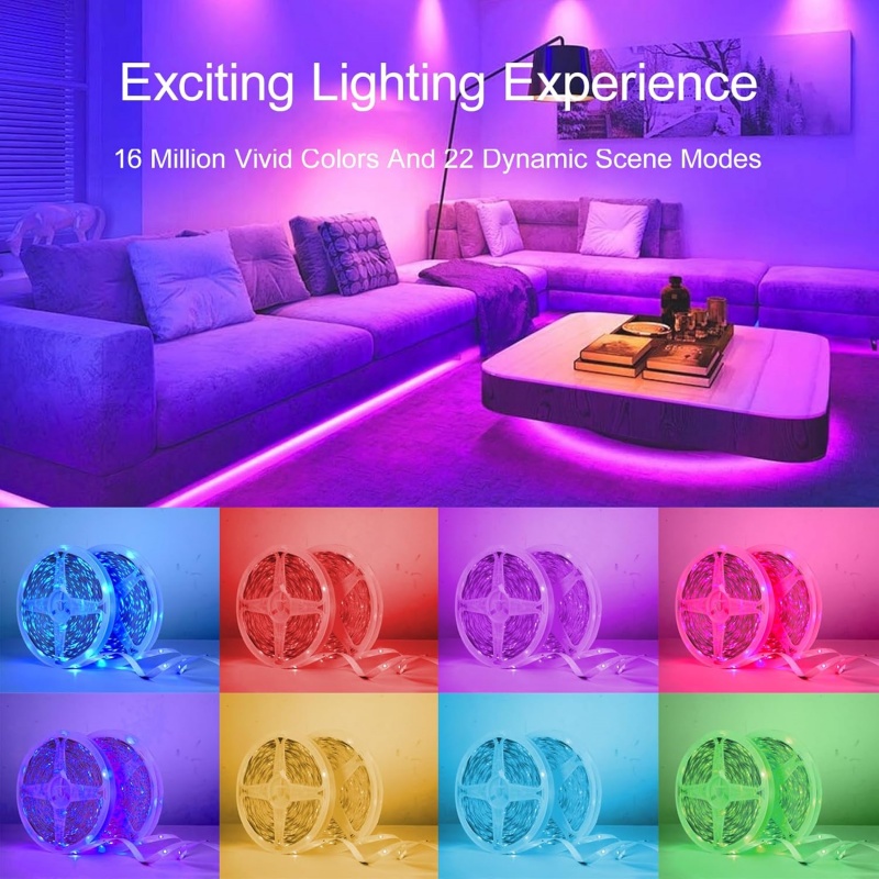 DC 5V USB LED Strip Lights APP - огляд і ціна Rgb Light Strip