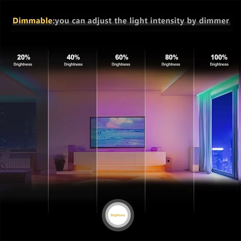 Hot Sale Dotless RGB Dimmable  - огляд і ціна Rgb Light Strip