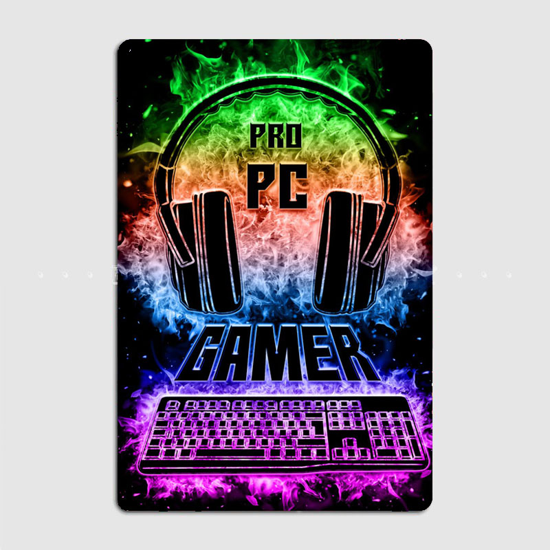 PC Gaming Sign Vintage Retro P - огляд і ціна Pc Gaming Club