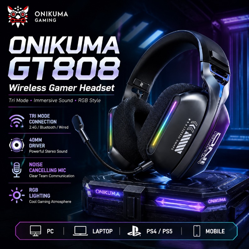 ONIKUMA GT808 Wireless Gaming  - огляд і ціна Pc Gaming Earbuds