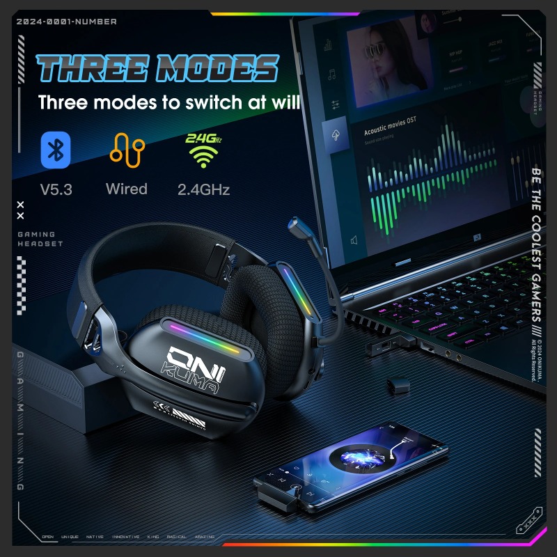 ONIKUMA GT808 Wireless Gaming  - огляд і ціна Pc Gaming Earbuds
