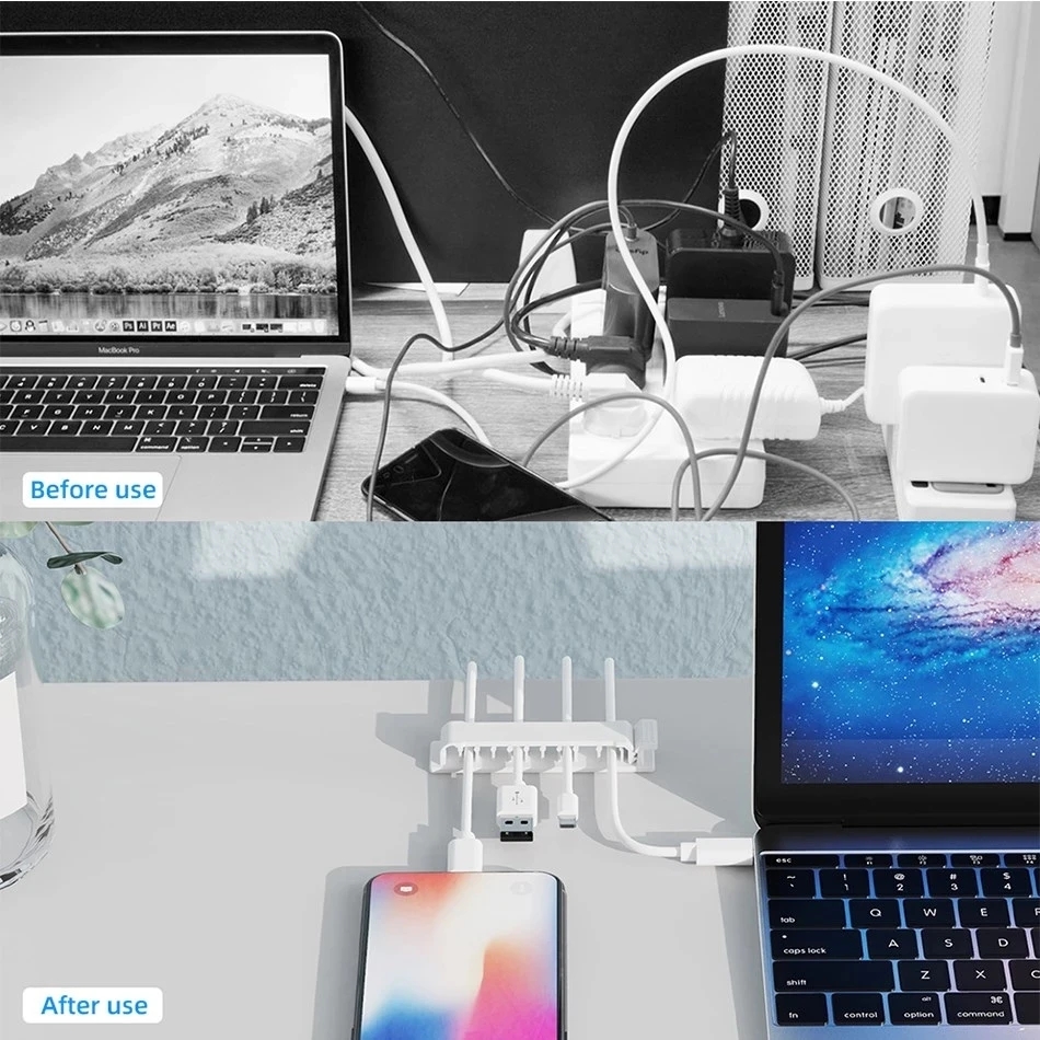 Cable Organizer Self Adhesive  - огляд і ціна Desk Cable Organizer