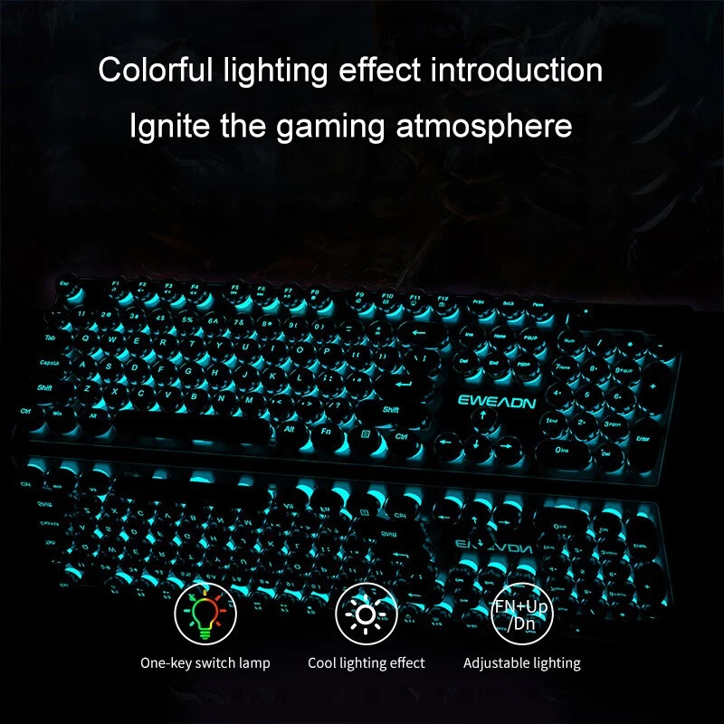 Retro Punk Mechanical Feel Key - огляд і ціна Wireless Gaming Mouse