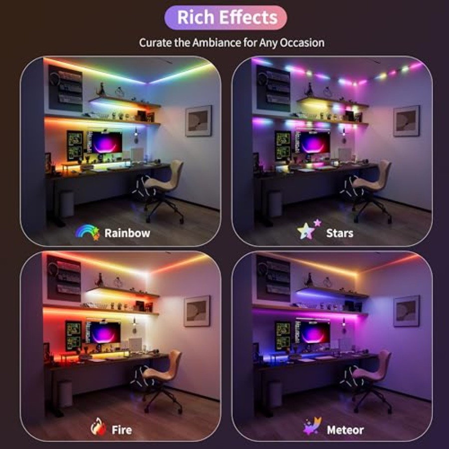 RGB Smart IC COB LED Strip Lig - огляд і ціна Rgb Light Strip