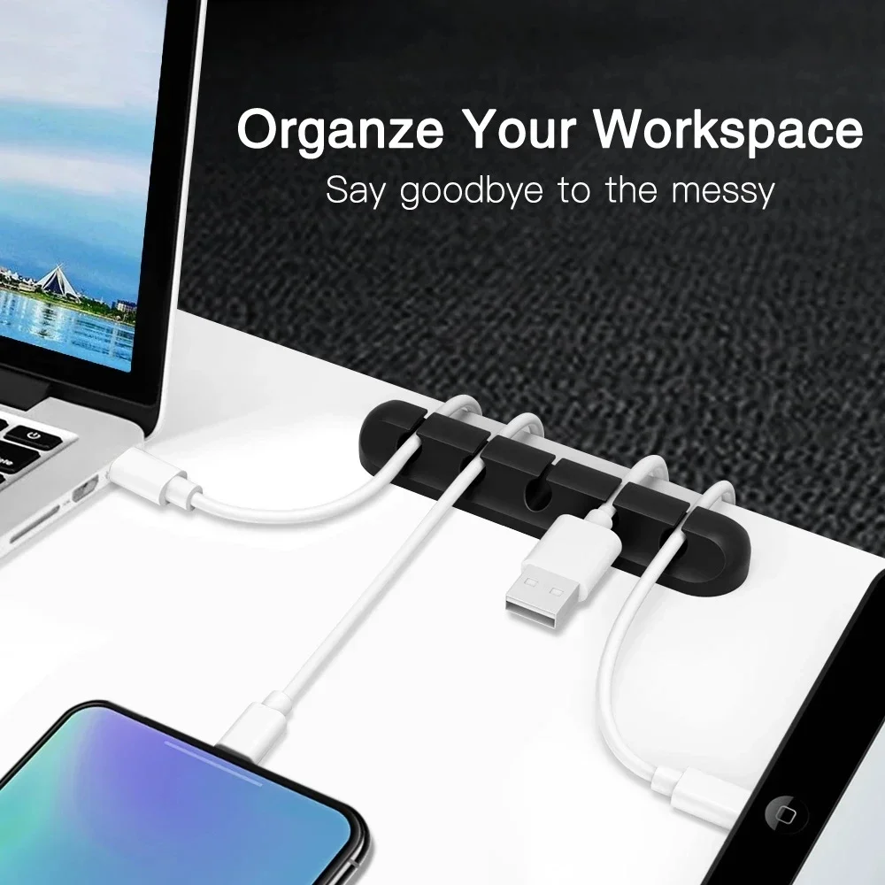 Adhesive Cable Holder Cord Cli - огляд і ціна Desk Cable Organizer