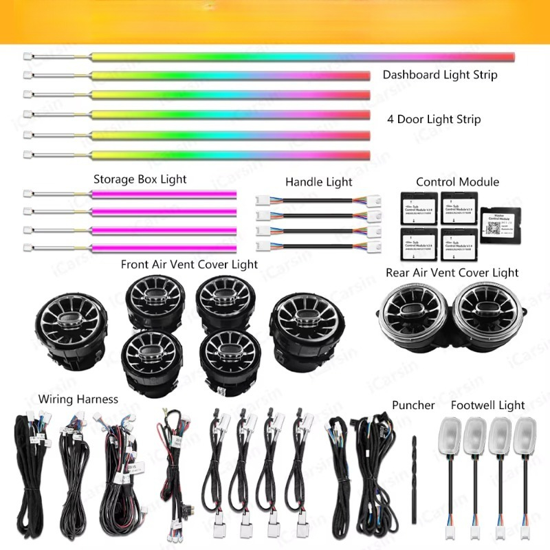 W217 W222 Coupe Dynamic C217 L - огляд і ціна Rgb Light Strip