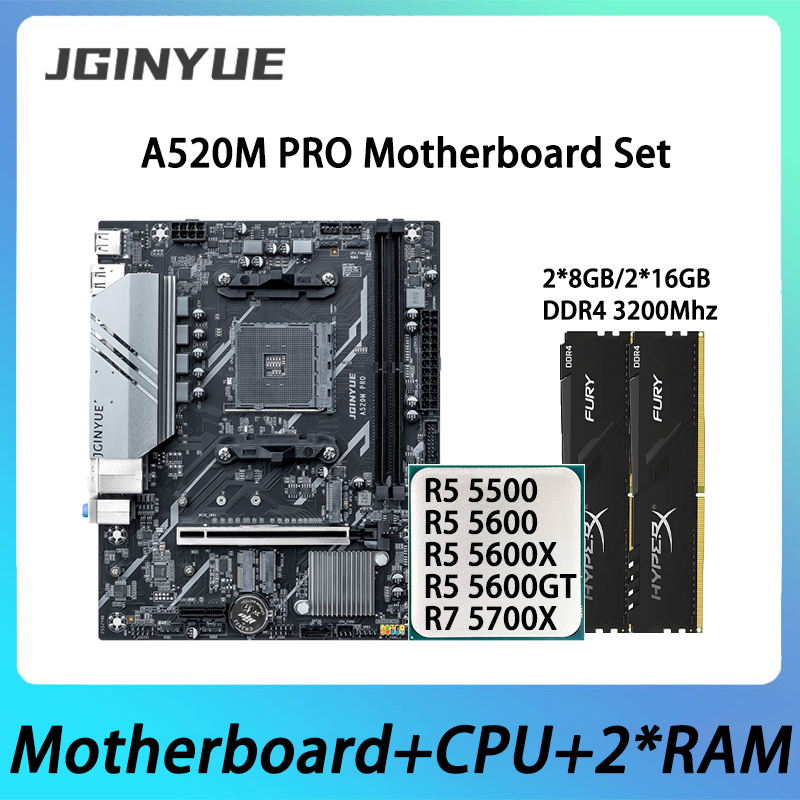JGINYUE A520M PRO Motherboard  - огляд і ціна Pc Gaming Kit