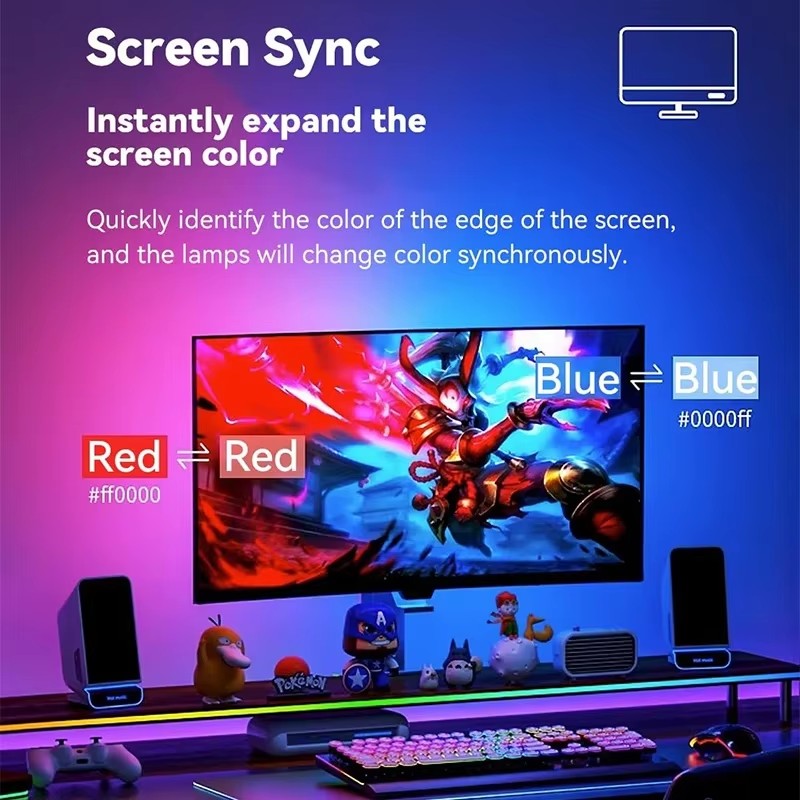 RGB Gaming Lights Strip Monito - огляд і ціна Rgb Light Strip