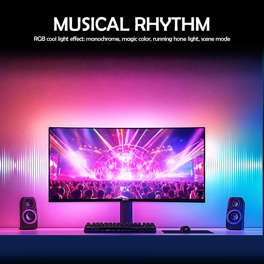 RGB Gaming Lights Strip Monito - огляд і ціна Rgb Light Strip
