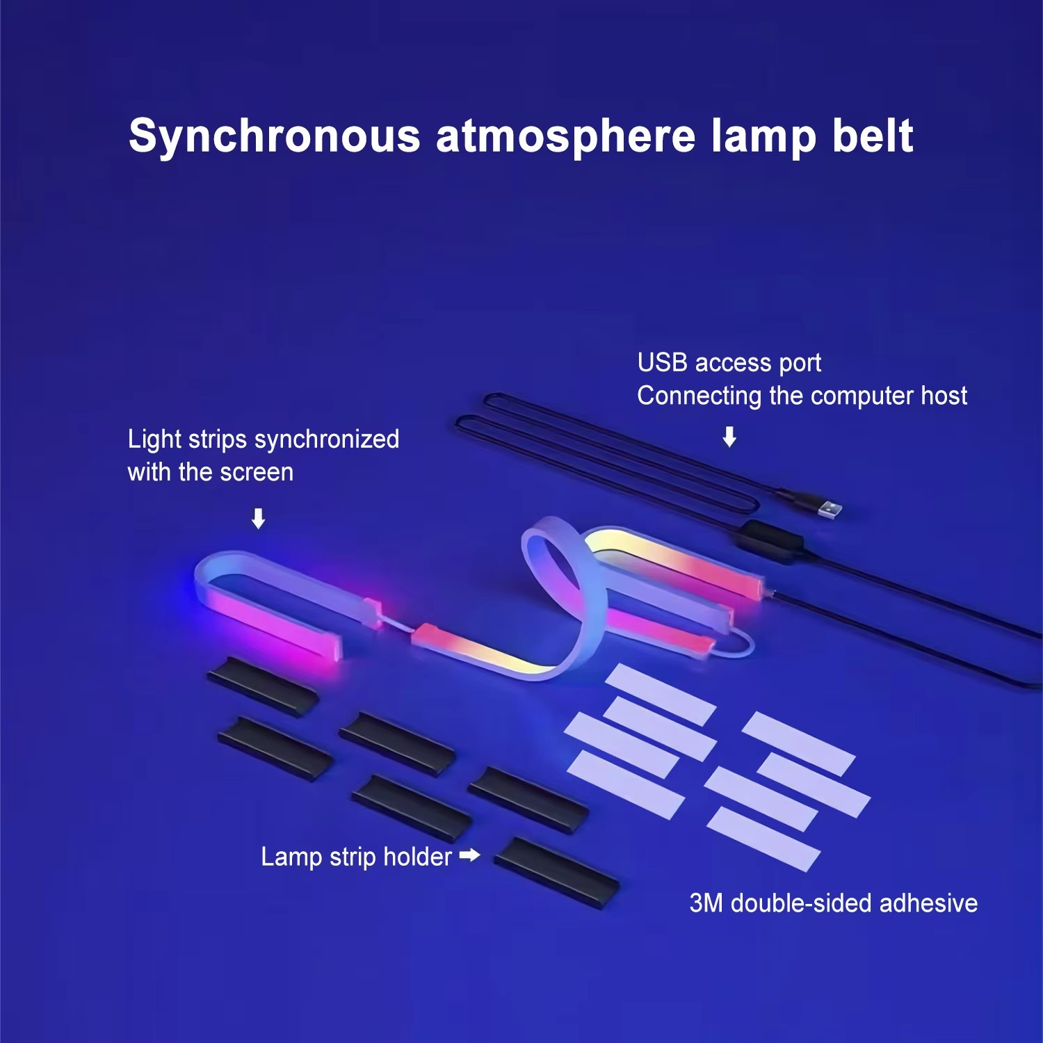 RGB Gaming Lights Strip Monito - огляд і ціна Rgb Light Strip