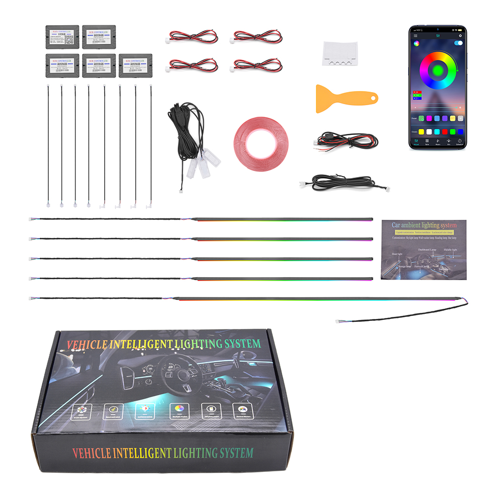 Hot Selling Car Ambient Light  - огляд і ціна Rgb Light Strip