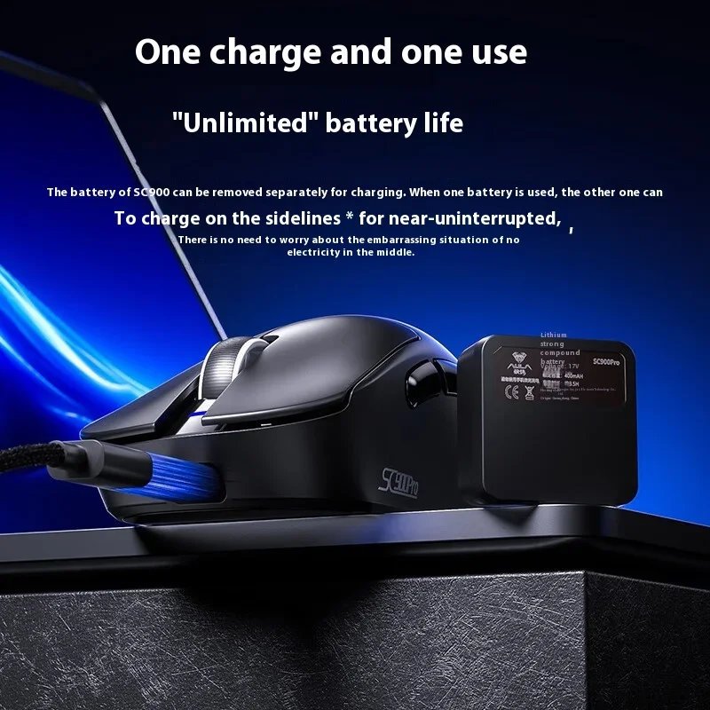 AULA SC900 Mouse Mouse Paw3950 - огляд і ціна Wireless Gaming Mouse