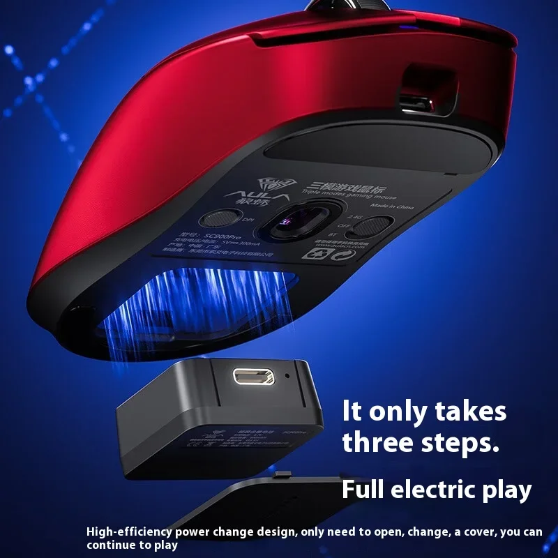 AULA SC900 Mouse Mouse Paw3950 - огляд і ціна Wireless Gaming Mouse
