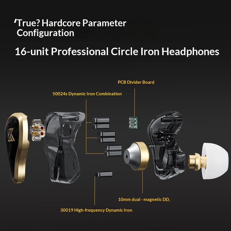 KZ ZAS Metal Wired Earphone 16 - огляд і ціна Pc Gaming Earbuds
