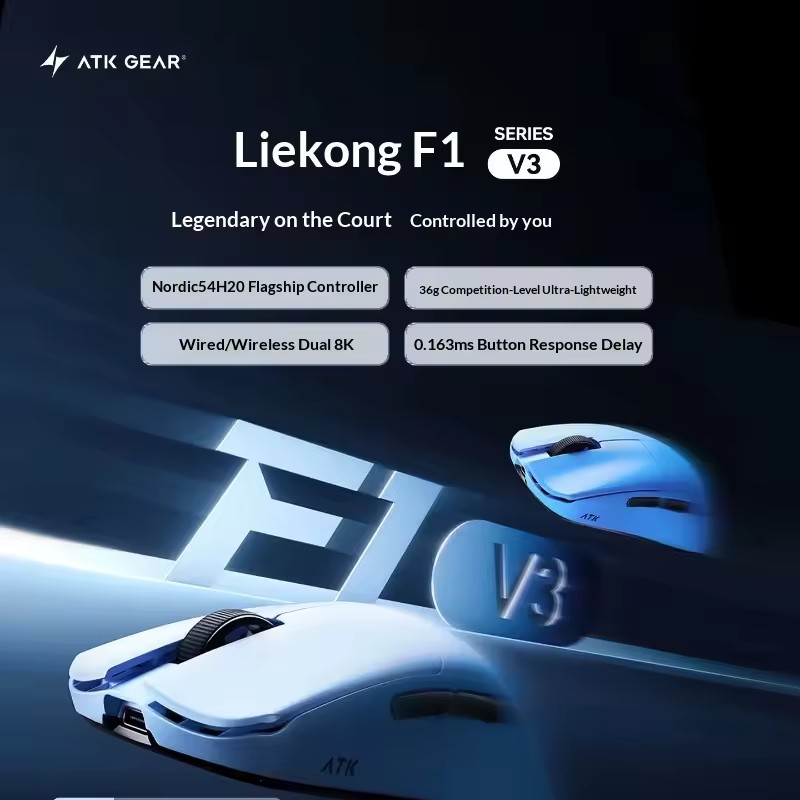 ATK F1 V2/V3 Tri Mode Wireless - огляд і ціна Wireless Gaming Mouse
