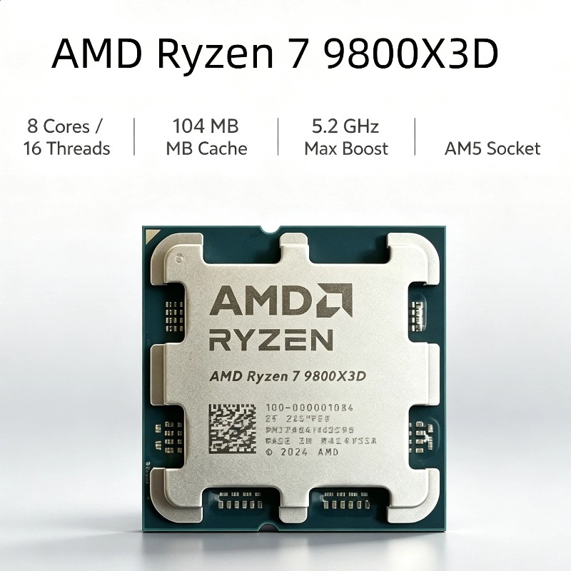 AMD Ryzen 7 9800X3D Content Cr - огляд і ціна Pc Gaming Cpu