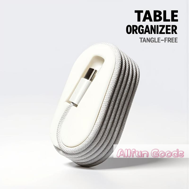 [TG835]Portable Cable Winder O - огляд і ціна Desk Cable Organizer