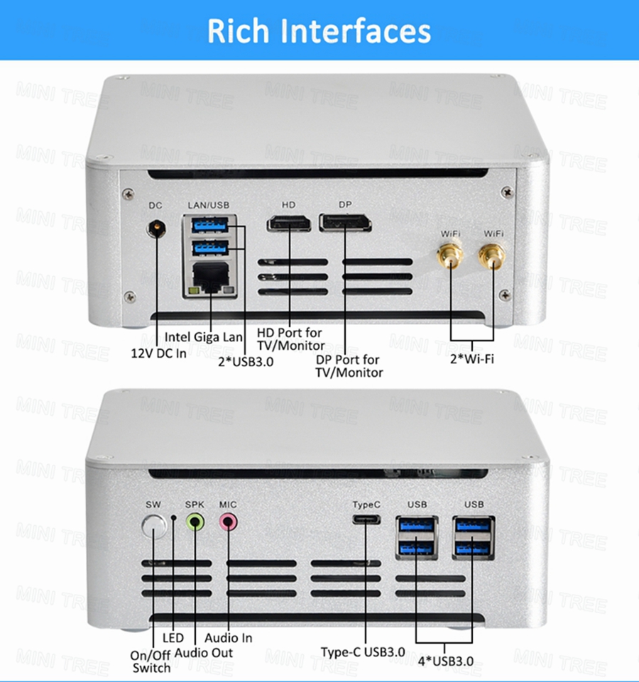 Win11 Mini PC Cube 13Th Gen Co - огляд і ціна Pc Gaming Cpu