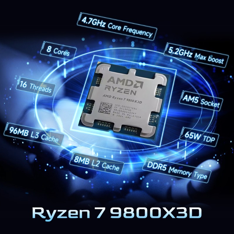 AMD Ryzen 7 9800X3D AM5 Gaming - огляд і ціна Pc Gaming Cpu