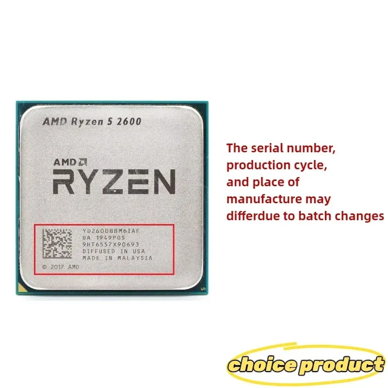 AMD Ryzen5 2600 AM4 Interface  - огляд і ціна Pc Gaming Cpu
