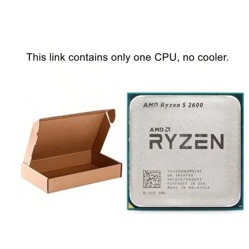 AMD Ryzen5 2600 AM4 Interface  - огляд і ціна Pc Gaming Cpu