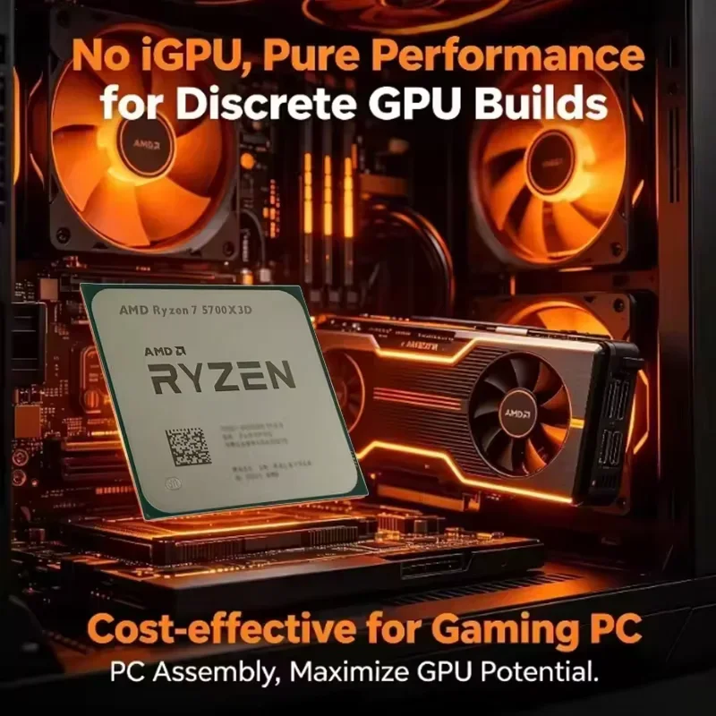 AMD Ryzen 7 5700X3D R7 5700X3D - огляд і ціна Pc Gaming Cpu
