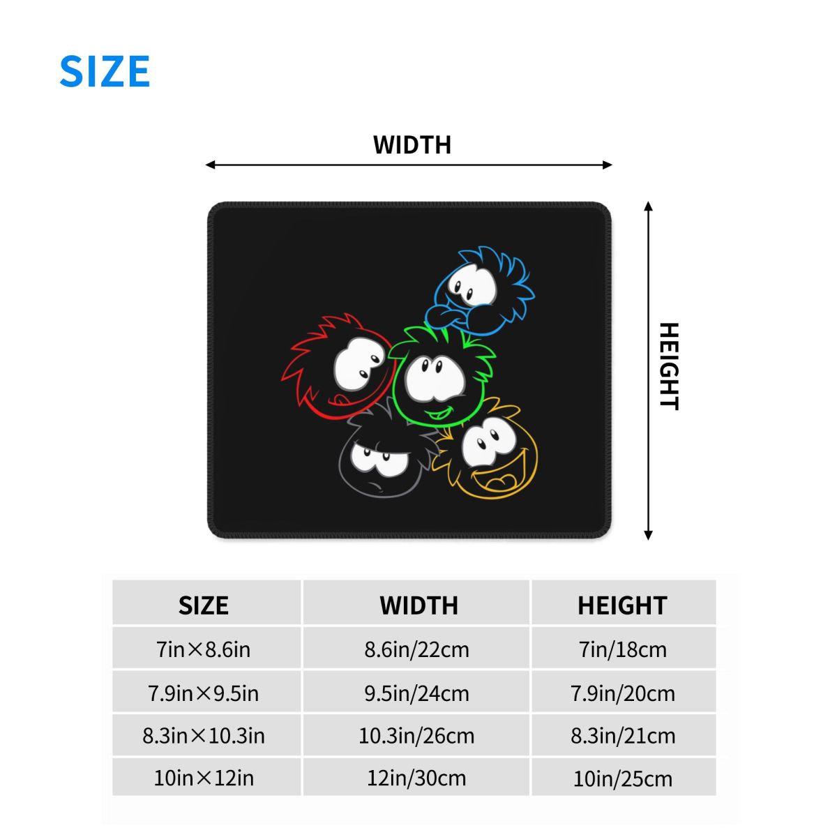 Multi-size Mouse Pad Club Peng - огляд і ціна Pc Gaming Club