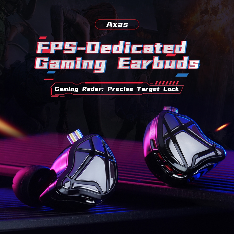  KZ Axas FPS Gaming IEM Headp - огляд і ціна Pc Gaming Earbuds